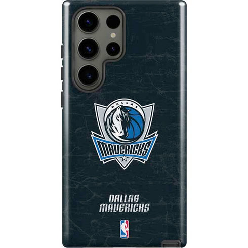 NBA Dallas Mavericks Black Primary Logo Galaxy S23 Ultra Pro Case
