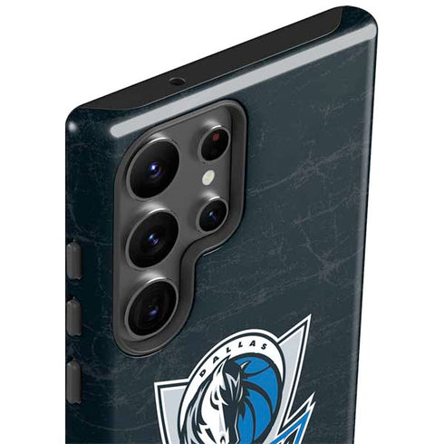 NBA Dallas Mavericks Black Primary Logo Galaxy S23 Ultra Pro Case