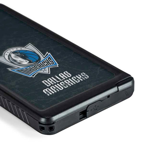 NBA Dallas Mavericks Black Primary Logo Galaxy S24 Ultra Waterproof Case