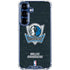 NBA Dallas Mavericks Black Primary Logo Galaxy S25 Clear Case