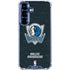 NBA Dallas Mavericks Black Primary Logo Galaxy S25 Plus Clear Case