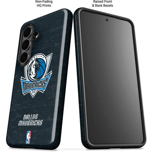 NBA Dallas Mavericks Black Primary Logo Galaxy S26 Plus Impact Case