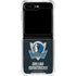 NBA Dallas Mavericks Black Primary Logo Galaxy Z Flip6 Clear Case