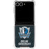 NBA Dallas Mavericks Black Primary Logo Galaxy Z Flip7 Clear Case