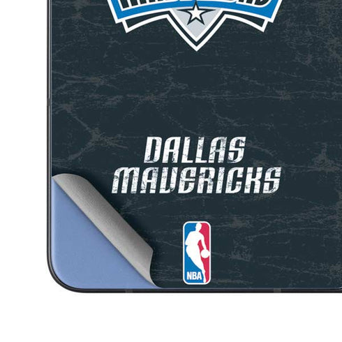 NBA Dallas Mavericks Black Primary Logo Galaxy Z Fold5 5G Skin