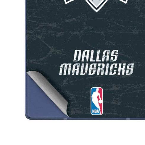 NBA Dallas Mavericks Black Primary Logo Galaxy Z Fold6 Skin