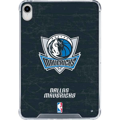 NBA Dallas Mavericks Black Primary Logo iPad 11th Gen (2025) Clear Case