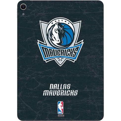 NBA Dallas Mavericks Black Primary Logo Apple iPad Air Skin
