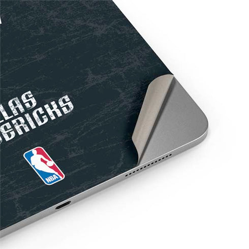 NBA Dallas Mavericks Black Primary Logo Apple iPad Air Skin