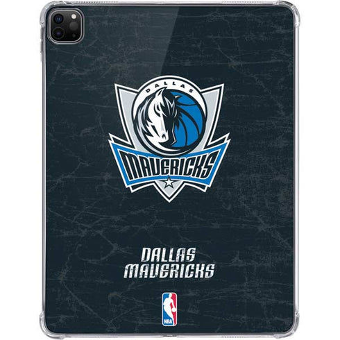 NBA Dallas Mavericks Black Primary Logo iPad Pro 11in (2024) Clear Case