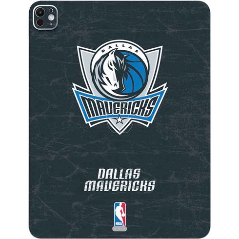 NBA Dallas Mavericks Black Primary Logo iPad Pro 13in M4 (2024) Skin