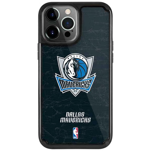 NBA Dallas Mavericks Black Primary Logo iPhone Cases