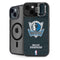 NBA Dallas Mavericks Black Primary Logo iPhone 14 Kickstand Case