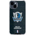 NBA Dallas Mavericks Black Primary Logo iPhone 15 Clear Case