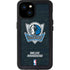 NBA Dallas Mavericks Black Primary Logo iPhone 15 Plus Waterproof Case