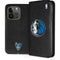 NBA Dallas Mavericks Black Primary Logo iPhone 15 Pro Folio Case