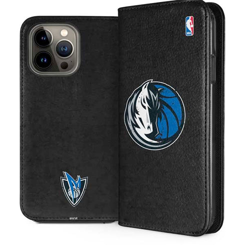 NBA Dallas Mavericks Black Primary Logo iPhone Cases