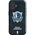 NBA Dallas Mavericks Black Primary Logo iPhone 16 Impact Case