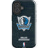 NBA Dallas Mavericks Black Primary Logo iPhone 16 Plus Impact Case