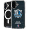 NBA Dallas Mavericks Black Primary Logo iPhone 16 Plus MagSafe Case
