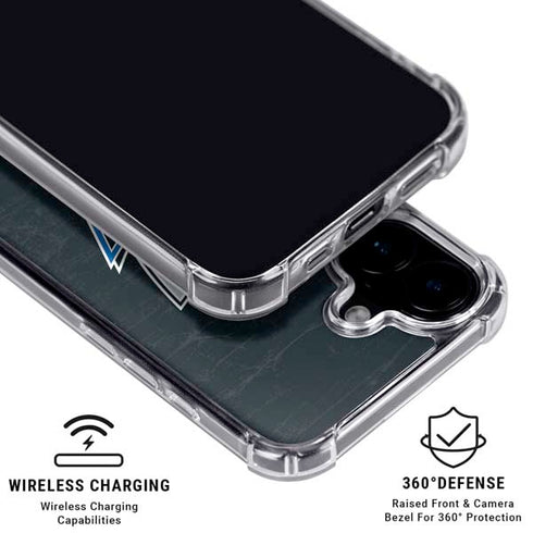 NBA Dallas Mavericks Black Primary Logo iPhone 16 Plus MagSafe Case