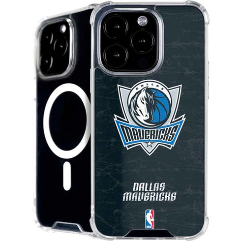 NBA Dallas Mavericks Black Primary Logo iPhone 16 Pro MagSafe Case