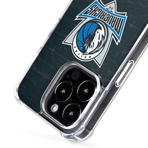 NBA Dallas Mavericks Black Primary Logo iPhone 16 Pro MagSafe Case
