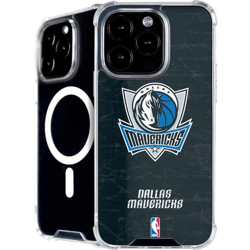 NBA Dallas Mavericks Black Primary Logo iPhone 16 Pro Max MagSafe Case