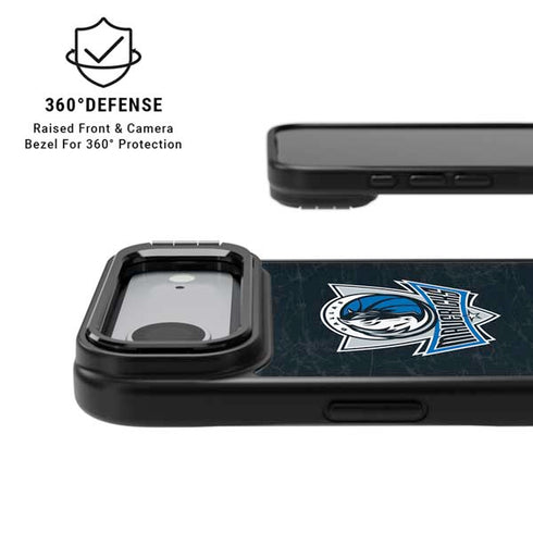 NBA Dallas Mavericks Black Primary Logo iPhone 17 Air Kickstand Case