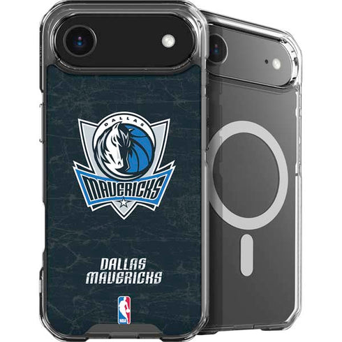 NBA Dallas Mavericks Black Primary Logo iPhone 17 Air MagSafe Case