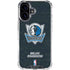 NBA Dallas Mavericks Black Primary Logo iPhone 17 Clear Case