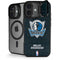 NBA Dallas Mavericks Black Primary Logo iPhone 17 Kickstand Case