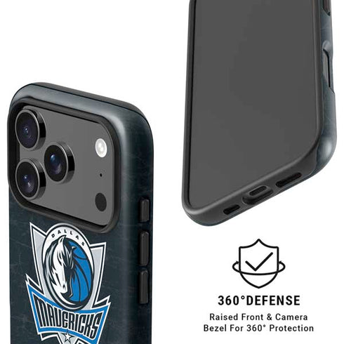 NBA Dallas Mavericks Black Primary Logo iPhone 17 Pro Magsafe Impact Case