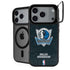 NBA Dallas Mavericks Black Primary Logo iPhone 17 Pro Max Kickstand Case