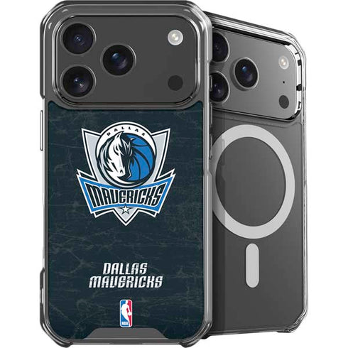 NBA Dallas Mavericks Black Primary Logo iPhone 17 Pro Max MagSafe Case