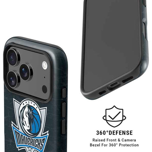 NBA Dallas Mavericks Black Primary Logo iPhone 17 Pro Max Magsafe Impact Case