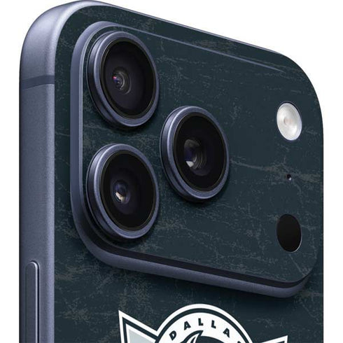 NBA Dallas Mavericks Black Primary Logo iPhone 17 Pro Max Skin