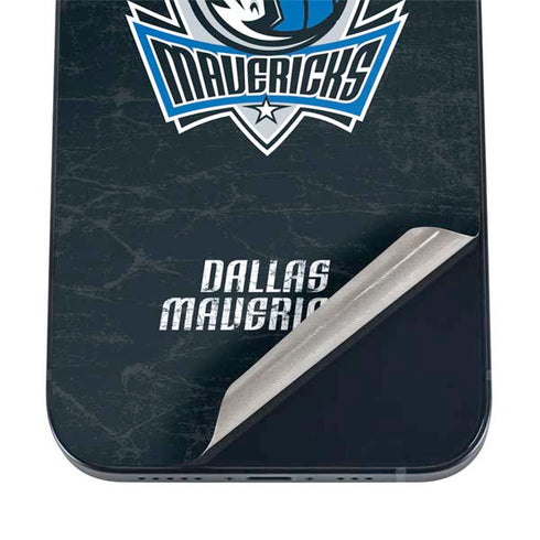NBA Dallas Mavericks Black Primary Logo iPhone 17 Pro Max Skin