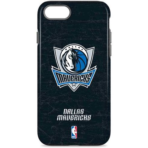 NBA Dallas Mavericks Black Primary Logo iPhone Cases