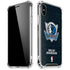 NBA Dallas Mavericks Black Primary Logo iPhone X/XS Clear Case