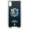 NBA Dallas Mavericks Black Primary Logo iPhone XS Clear Case