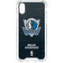 NBA Dallas Mavericks Black Primary Logo iPhone XS Clear Case