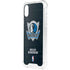 NBA Dallas Mavericks Black Primary Logo iPhone XS Clear Case