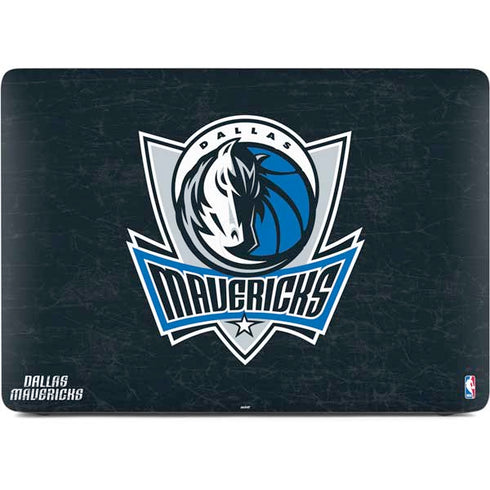 NBA Dallas Mavericks Black Primary Logo Apple MacBook Air Skin