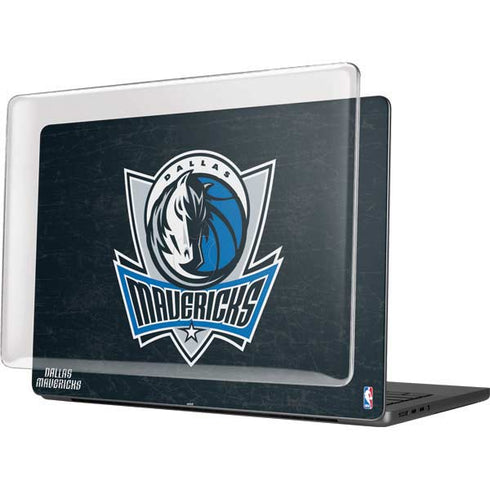 NBA Dallas Mavericks Black Primary Logo MacBook Pro 14in (2021-24) Case plus Skin