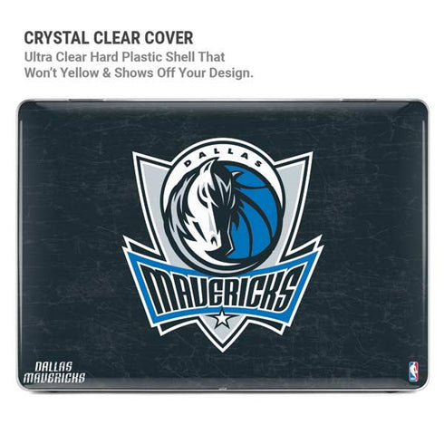 NBA Dallas Mavericks Black Primary Logo MacBook Pro 14in (2021-24) Case plus Skin