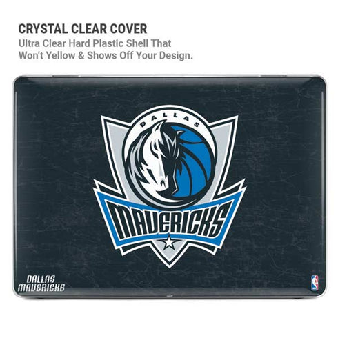 NBA Dallas Mavericks Black Primary Logo MacBook Cases