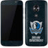 NBA Dallas Mavericks Black Primary Logo Moto E5 Play Skin