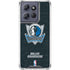 NBA Dallas Mavericks Black Primary Logo Moto G 5G (2025) Clear Case