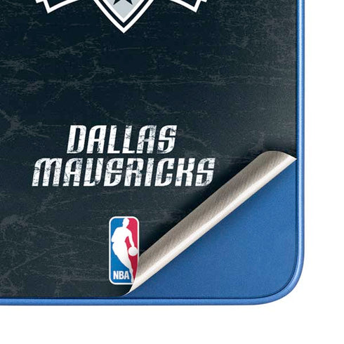NBA Dallas Mavericks Black Primary Logo Moto G Play 4G (2024) Skin